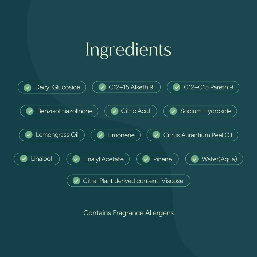 image:imagePuracy All Purpose Cleaner Concentrate PlantPowered MultiSurface Cleaner Surface Cleaner Solution As Seen on TikTok Organic Lemongrass 16 fl oz 1 PackLemongrass