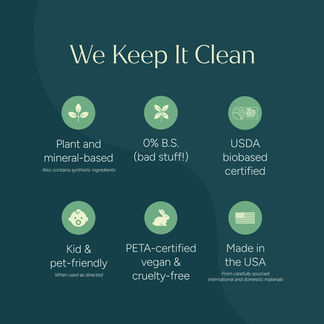 image:imagePuracy All Purpose Cleaner Concentrate PlantPowered MultiSurface Cleaner Surface Cleaner Solution As Seen on TikTok Organic Lemongrass 16 fl oz 1 PackLemongrass