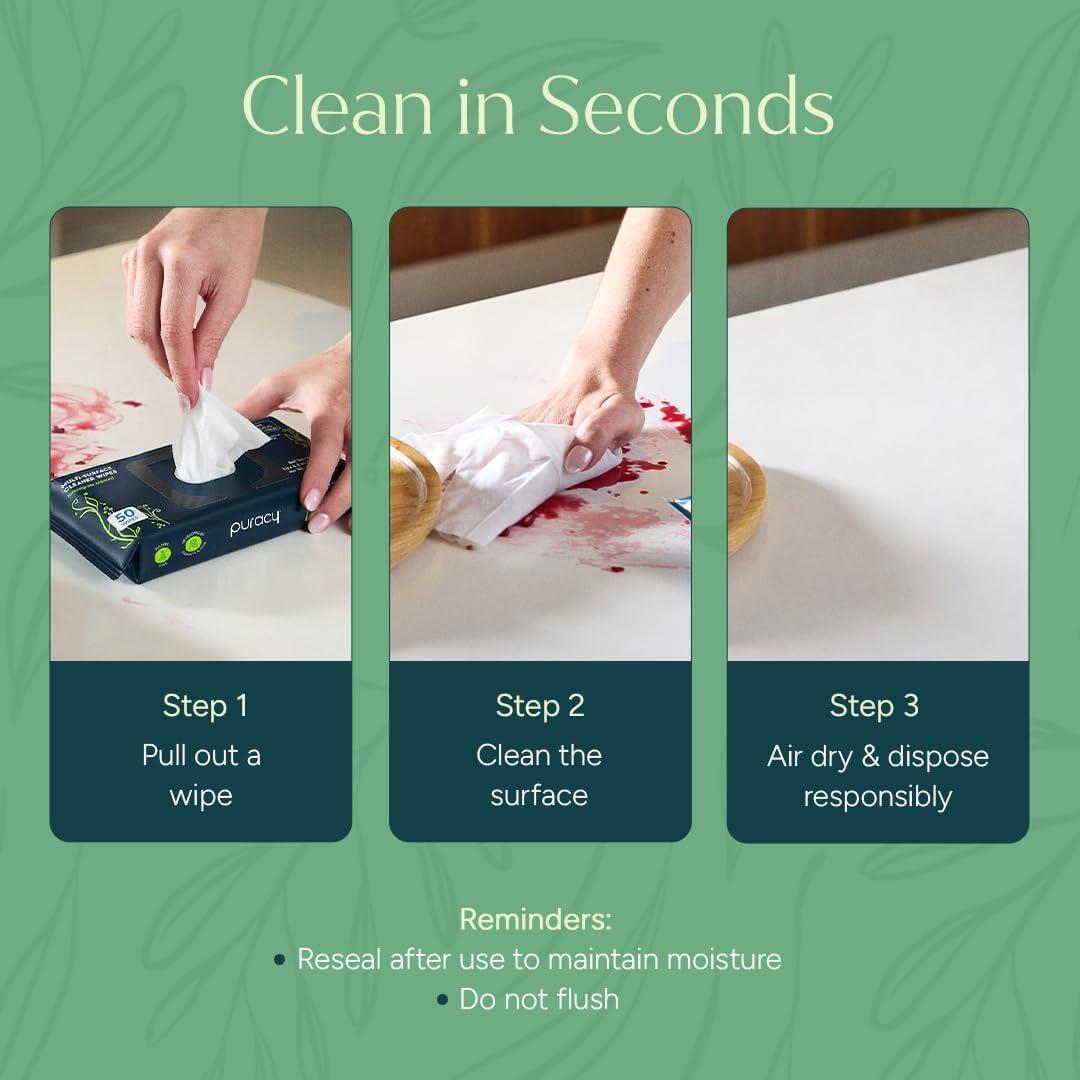 image:imagePuracy All Purpose Cleaner Concentrate PlantPowered MultiSurface Cleaner Surface Cleaner Solution As Seen on TikTok Organic Lemongrass 16 fl oz 1 PackLemongrass
