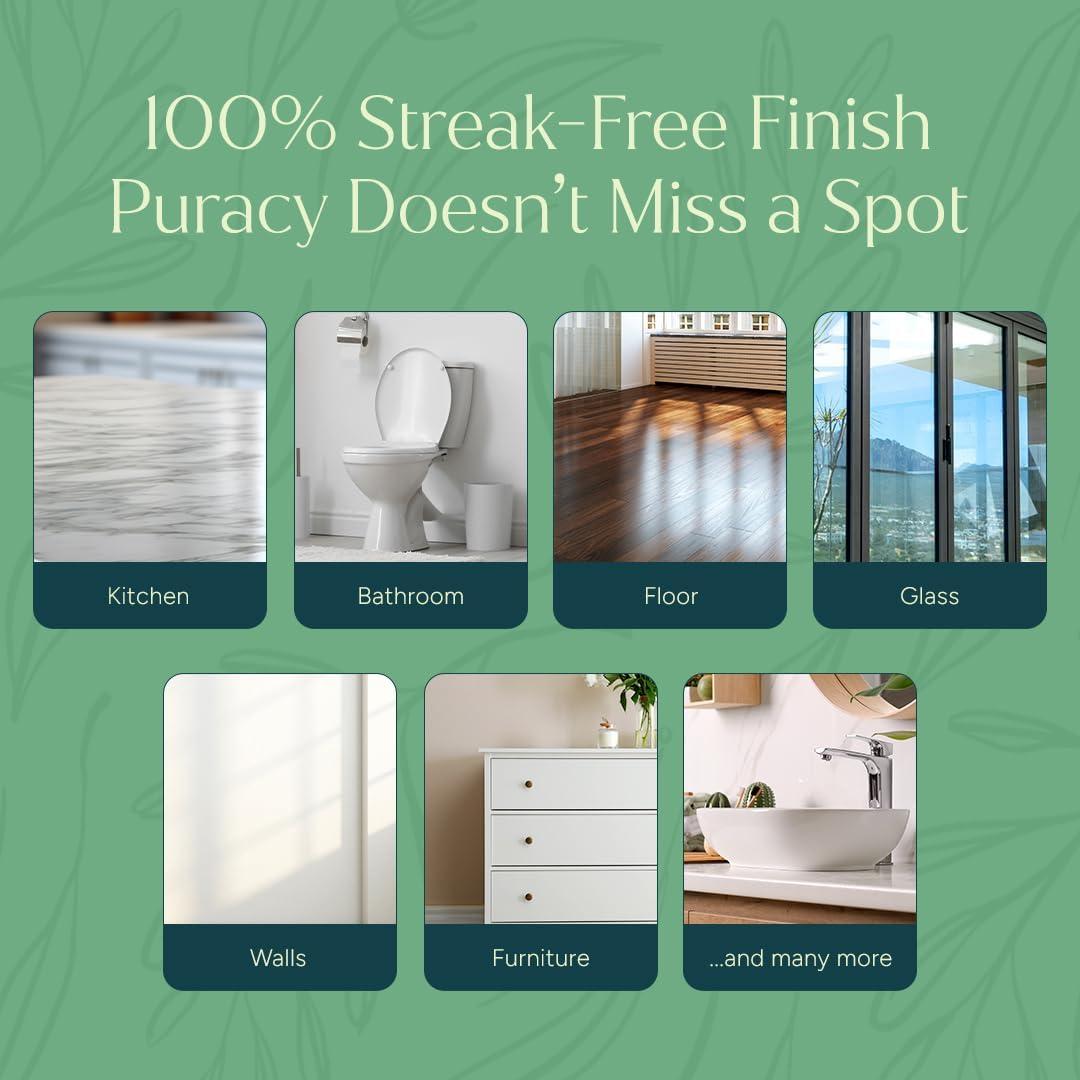 image:imagePuracy All Purpose Cleaner Concentrate PlantPowered MultiSurface Cleaner Surface Cleaner Solution As Seen on TikTok Organic Lemongrass 16 fl oz 1 PackYuzu Blossom