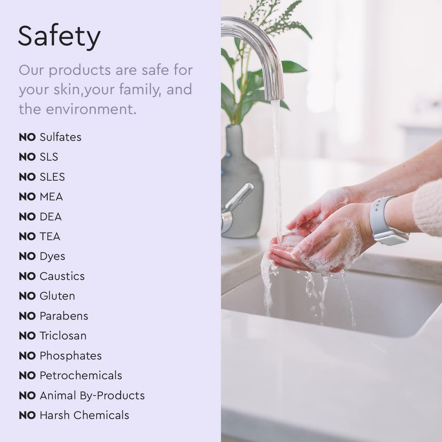 image:imagePuracy Foaming Hand Soap Refill PlantPowered Natural Hand Soap As Seen on TikTok NonToxic SulfateFree Liquid Soap Moisturizing Foam Handwash Liquid Lavender amp Vanilla 48 fl ozLavender Vanilla