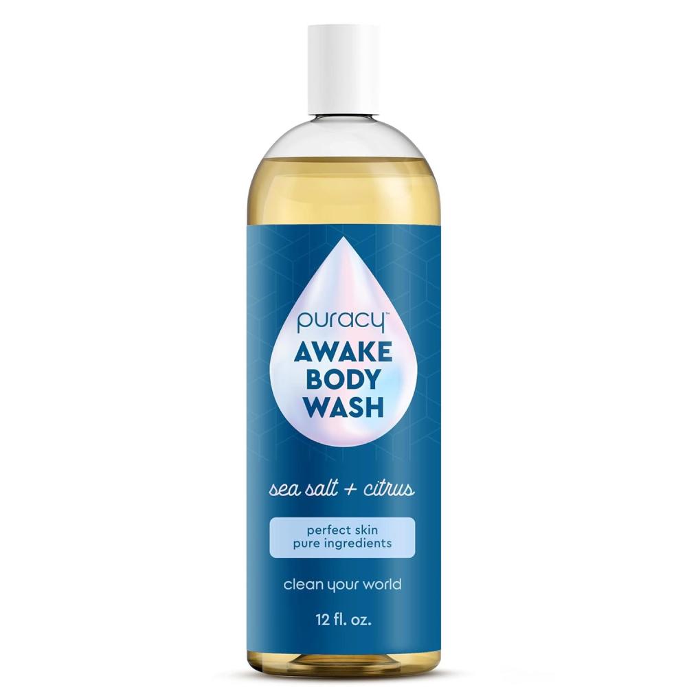image:imagePuracy Body Wash Refill Natural Body Wash 986 Pure Plant Ingredients Moisturizing Shower Gel for Women Men Kids Body Soap for Dry Sensitive Skin Gently Scented with Citrus amp Sea Salt 48 OzCitrus