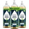 image:imagePuracy Natural Dish Soap Refill  SkinSoftening PlantBased Liquid Dishwashing Detergent Soap CleanRinsing WaterSheeting Formula Organic Lemongrass 48 fl ozLemongrass